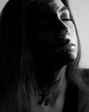 Black And White Portrait