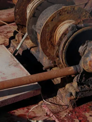 Rusty Industrial Machinery