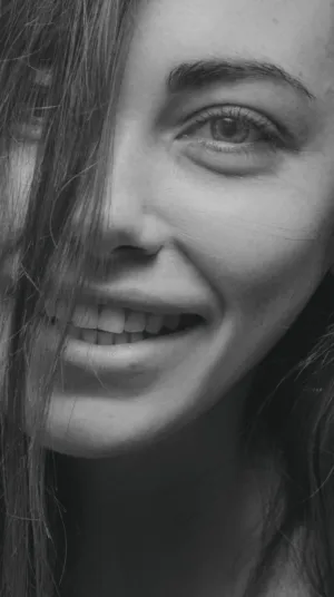 Black And White Portrait
