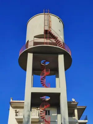 Spiral Staircase Water Tower