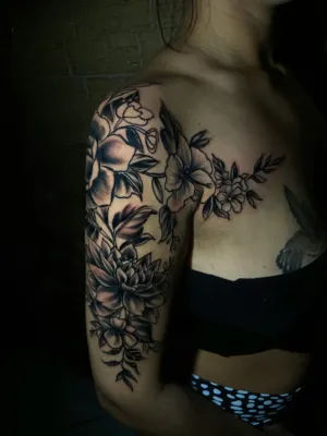 Floral Arm Tattoo