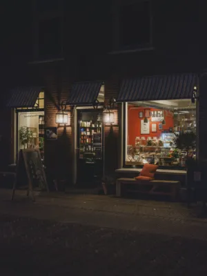 Cozy Night Storefront