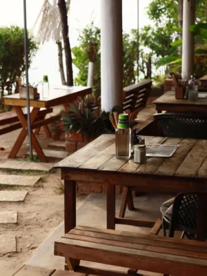 Outdoor Cafe Setting