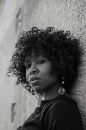 Curly Hair Portrait