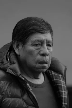 Senior Man In Winter Coat
