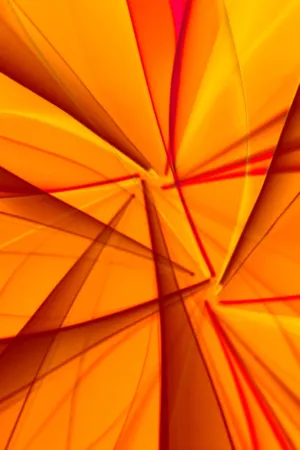 Abstract Orange Art