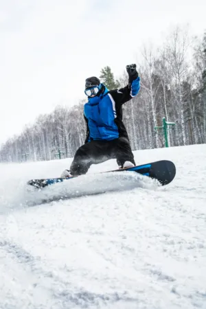 Snowboarding Action