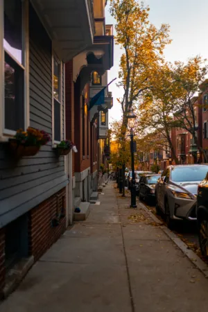 Autumn Street Scene