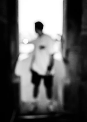 Blurred Figure