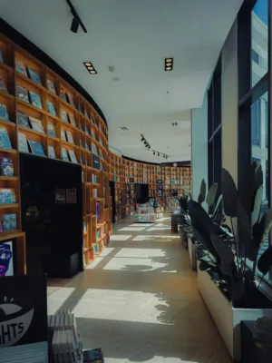 Modern Bookstore Interior