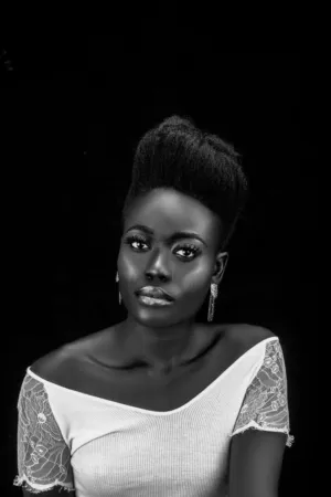 Black And White Portrait
