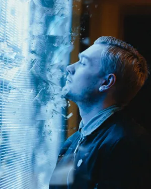 Man In Blue Light