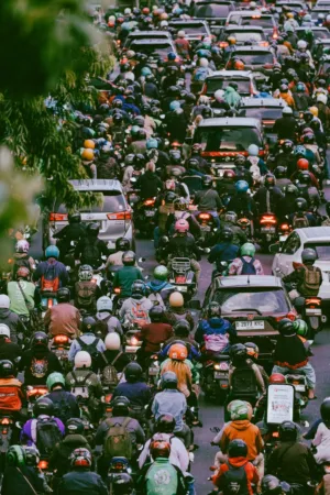 Crowded Traffic