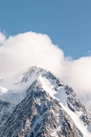 Snowy Mountain Peak