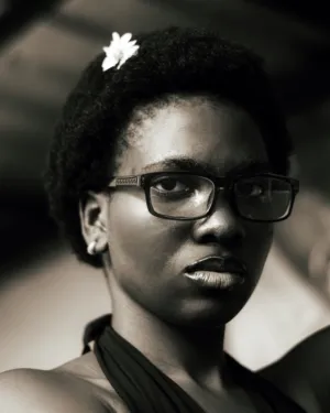 Black And White Portrait