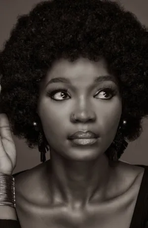 Black And White Portrait