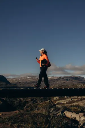Hiker In The Mountains