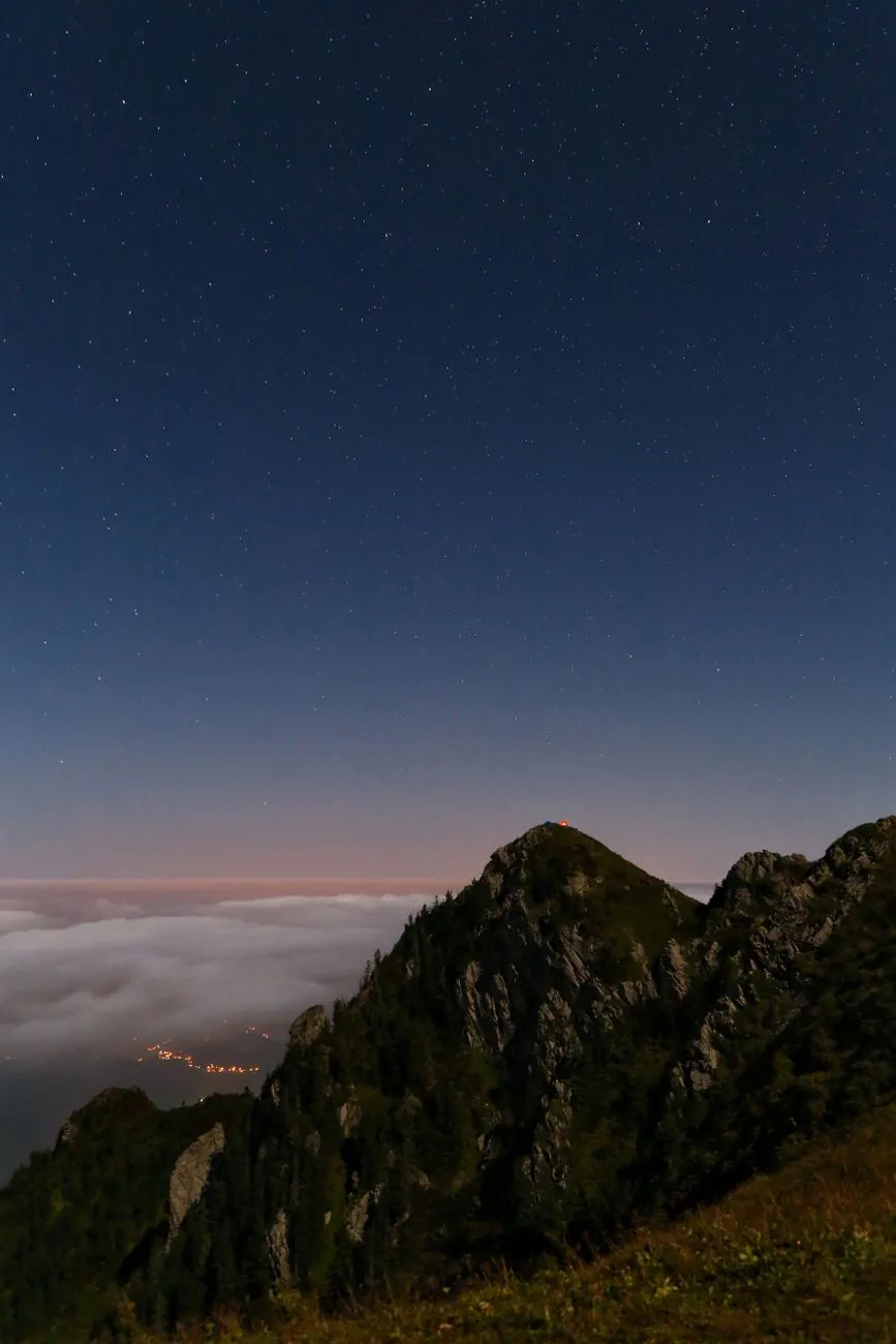 Mountain Night Sky