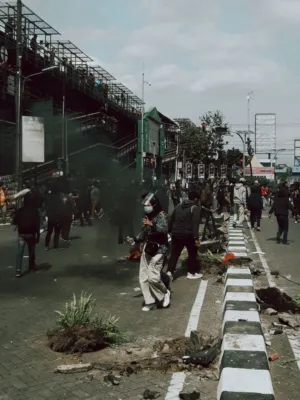 Protest Scene