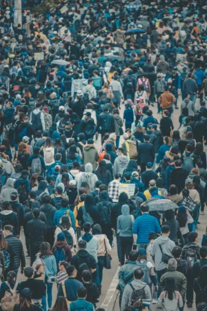 Crowd Marching