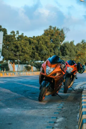 Motorcycles On The Road