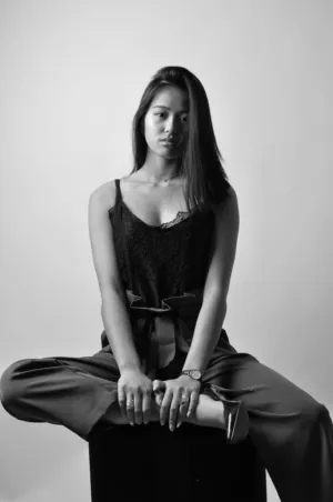 Black And White Portrait