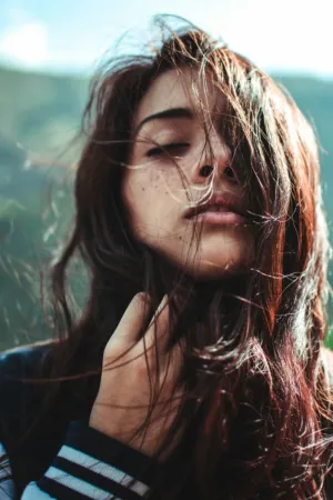 Long Hair In Wind