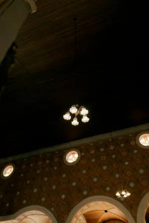 Chandelier In A Church