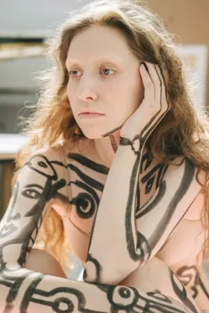 Abstract Art On Skin