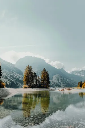 Mountain Lake Reflection