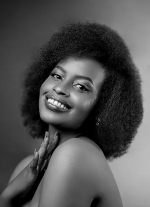 Black And White Portrait