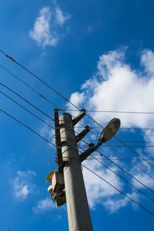 Electric Pole And Sky