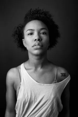 Black And White Portrait