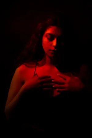 Red Light Portrait