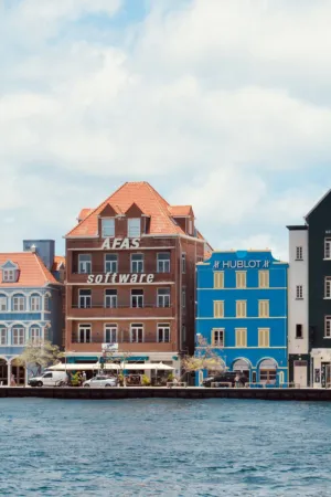 Colorful Buildings By The Water