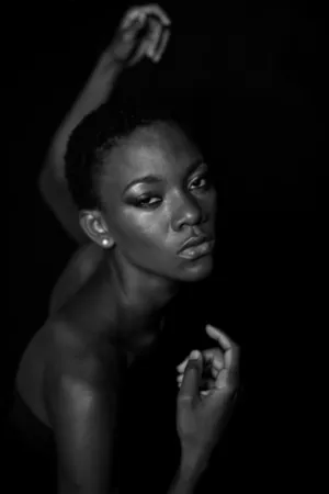 Black And White Portrait