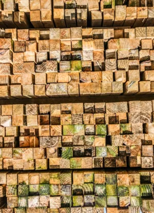 Stacked Wood Planks
