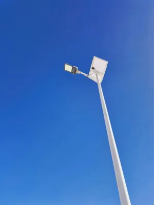 Street Light Against Blue Sky