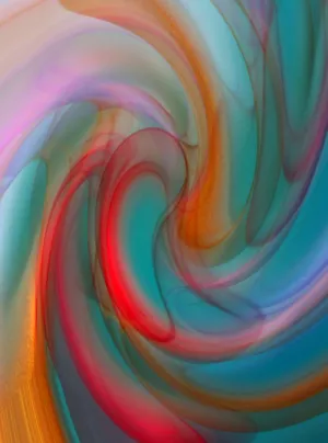 Abstract Swirl Art