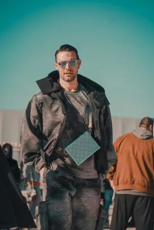 Man In Monogram Outfit