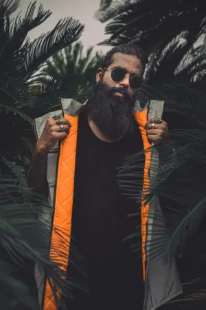 Bearded Man In Nature