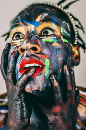 Colorful Face Art