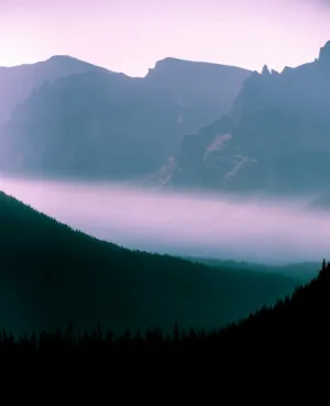 Misty Mountain Range
