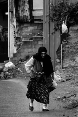 Old Woman Walking