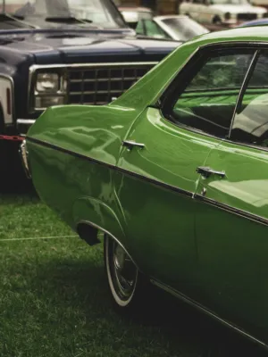 Classic Green Car