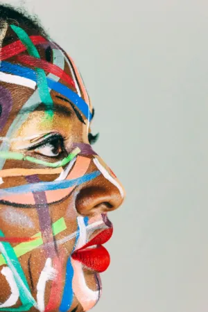 Colorful Face Art