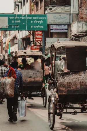 Street Scene In India