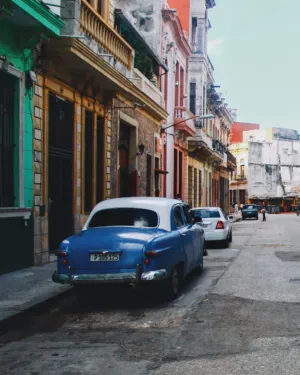 Colorful Street In Havana
