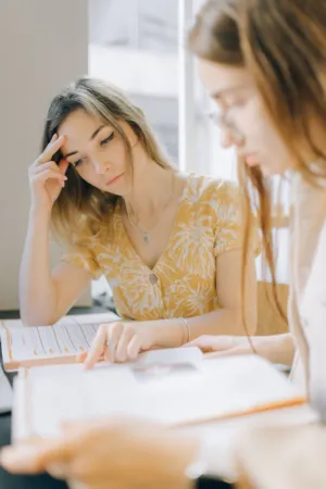 Students Studying Together