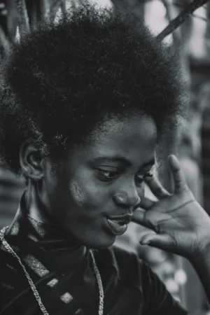 Afro Portrait
